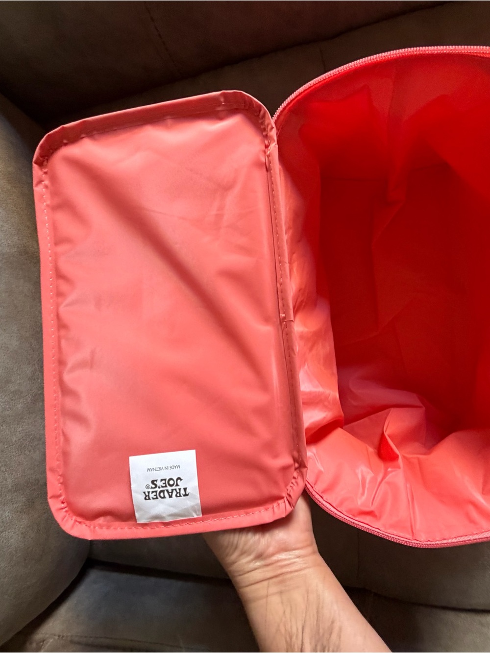 Trader Joe’s Striped Insulated Tote - Picture 6 of 6